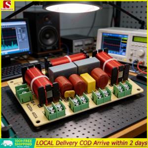 【Big Sale】 250W 4 Way Speaker Crossover Module 1 Treble & 1 Midrange & 2 Bass Frequency Distributor Module 【SuperLegend】