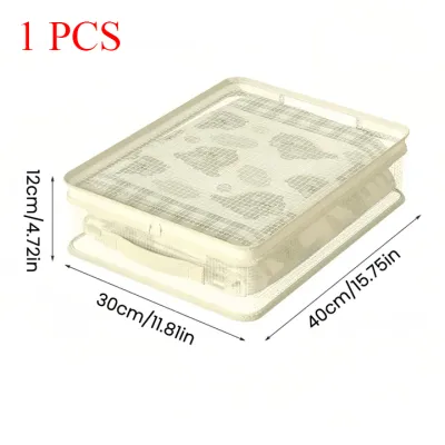 Foldable Mesh Storage Bag with Zipper PVC Waterproof Bedding Pillow Storage Bag for Bedding Blanket Quilt Bedsheet Organizer Wardrobe