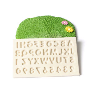 [tianjunmaoyi] แม่พิมพ์เค้กฟองดองรูปตัวอักษรทำจากซิลิโคนแบบ DIY ตกแต่งด้วยการอบช็อคโกแลต