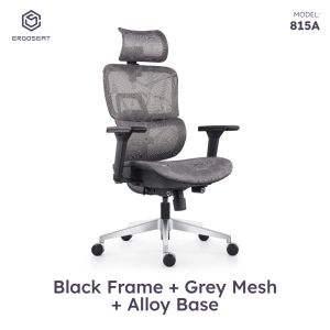 Ergoseat Transverse Ergonomic Home Office Chair With Backrest Lumber Height Adjustable