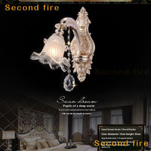 European Style Jade Chandelier Living Room Crystal Chandelier Ceiling Light Retro Dining Room Hanging Light Stair Light Decorative Pendant LightFast shipping