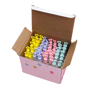 48Pcs Mini Bong Bóng Ống Hiệu Quả Shatterproof Thiết Kế An Toàn Người Dùng Thân Thiện Trẻ Em Đồ Chơi Cho Du Lịch tiệc sinh nhật Hoạt Động