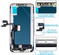 for iPhone Xs Screen Replacement 5.8’, FHD 3D Touch Display Full Repair kit, Digitizer Assembly with Tools Set, Tempered Glass, Instruction. 