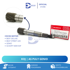 KOJ AS PULLY / BEAT STREET / GENIO / BEAT DELUXE / SCOOPY / PULY / PULLEY / PULI / PULLI / BELAKANG