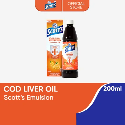 Scotts Emulsion Orange 200ml Fish Oil Helps Support Growth and Development