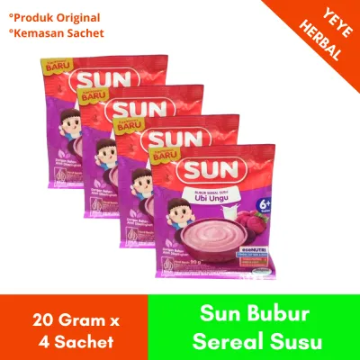Sun Bubur Sereal Susu 120 Gram dan 20 Gram