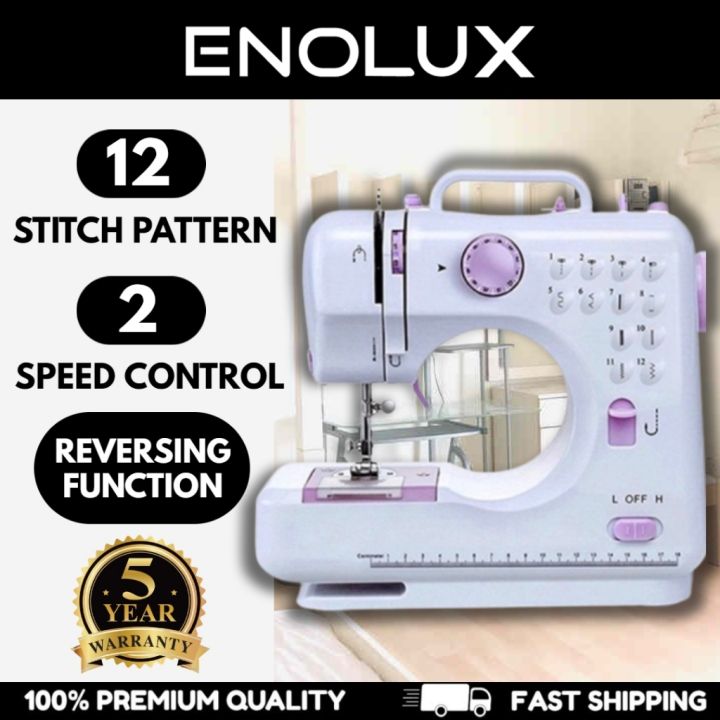 Portable Sewing Machine FHSM 505A Pro Upgraded 12 Sewing Portable Mini
