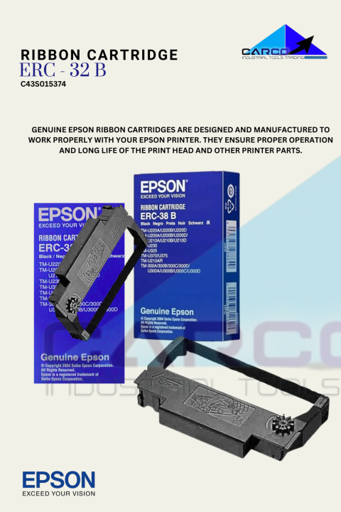 EPSON GENUINE RIBBON CARTRIDGE ERC-38B | Lazada PH