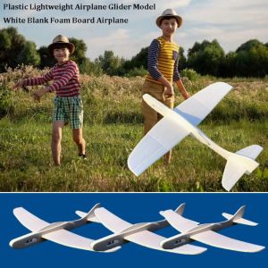 YIYIUR White Blank Foam Board Airplane Glider Model DIY Toys Lightweight Outdoor Flying Throwing Plane Plastic Foam Hand Gliders Planes