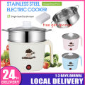 [Malaysia Plug] 1.8L Mini Rice Cooker periuk nasi elektrik kecil	Non Stick Electric Rice Cooker With Steamer Household Dormitory Student For 1-2 person Electric Cooker Cooking Pot Hot Pot 电煮锅. 