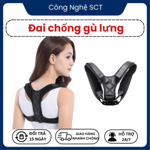Đai Chỉnh Gù Lưng Thông Minh – Giữ Thẳng Lưng Giảm Đau Vai Gáy Dùng Hàng Ngày