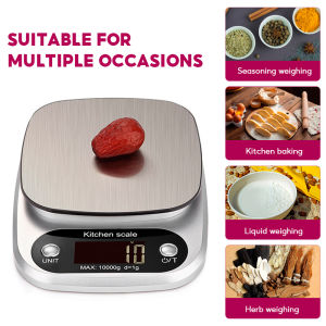 Portable Digital Kitchen Scale – High Precision Electronic Hand Scale with Stainless Steel Hook for Home & Cooking