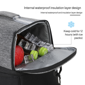 Lunch Bag Waterproof Lunch Bag Zipper Seal for Leakage Prevention Thermal Insulation Large Capacity