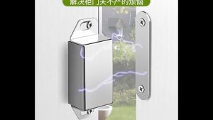 Strong Magnetic Door Catch Hardware Durability Stainless Steel Closer Chrome Cabinet Latches