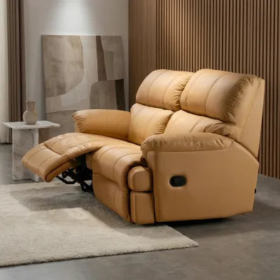 Univonna Bass Recliner sofa - Genuine Italian Cowhide Leather and PU Leather Option - Color Choice
