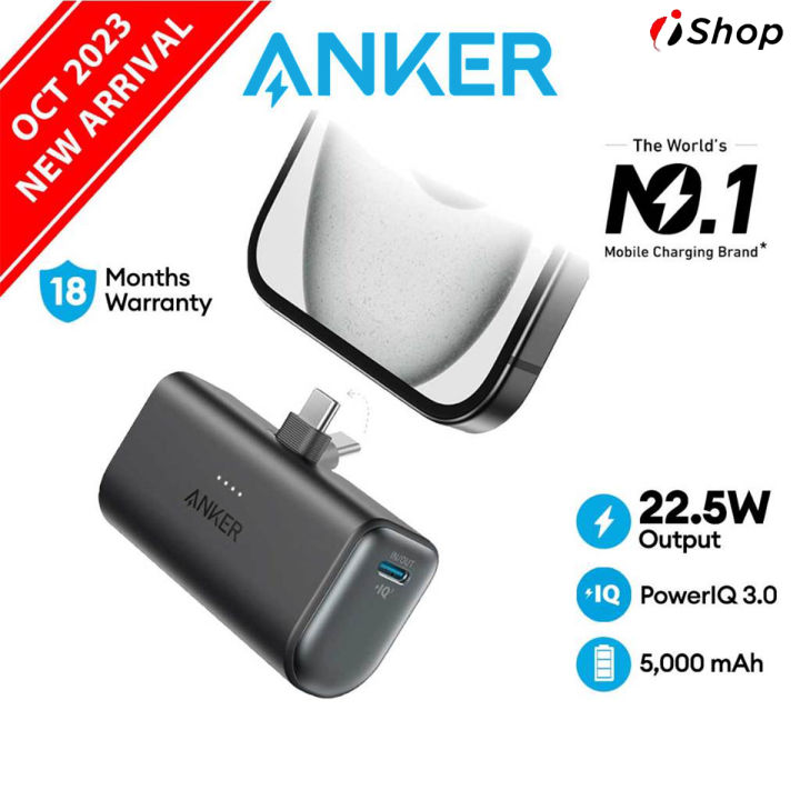 Anker Powerbank Fast Charging Powercore 5000mah 22.5W Power Bank