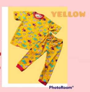 SETELAN ANAK BAJU ANAK PIYAMA KAOS ANAK MOTIF 1-8 TAHUN