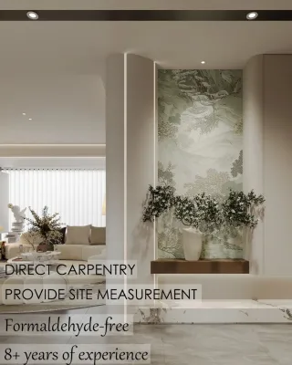 【SG Local Contractor】【Custom Furniture】Living Room Renovation /TV Console /Feature Wall / Hallway/ Display cabinet /Shoe Cabinet/ Carpentry works