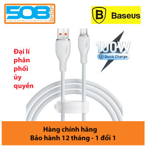 Cáp sạc nhanh truyền dữ liệu Ba-se-us Pudding Series Fast Charging Cable USB to Type-C 100W