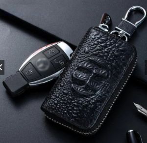 Gantungan Kunci Mobil/ Motor Dompet stnk Casing Remote Mobil Keychain Mobil Motor Bahan Kulit Model Mahkota Angsa