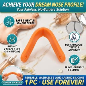 Reusable Nose Shaper Clip Nose Lifter Invisible Painless Nose Bridge Lifter Beauty Tool Nose Lifting Clips Set