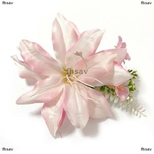 [COD] fhsav Fashion Headwear Hawaiian Flower Hair Clips Romantic Side Clip Sweet Bangs Hair Clip Artificial Flower Hair Accessories Gifts
