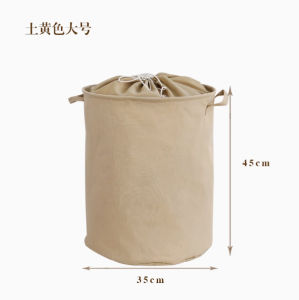 Thickened cotton and linen fabric art storage basket clothes toys snacks storage box household finishing large-capacity folding storage basket