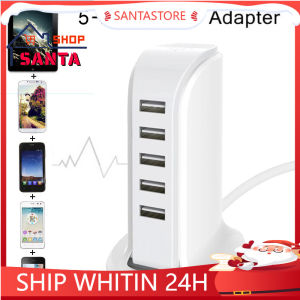 5 Port USB Charging Station Dock Usb Charger Hub 5V 4A Universa Wall Chargers for Mobile Phones