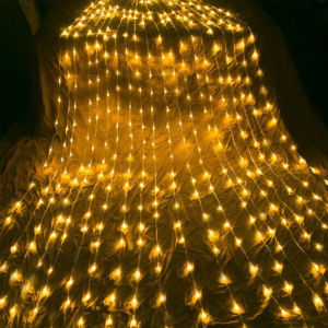 Bộ Đèn Led Mành rèm Trang Trí Thả Kiểu Mưa Rơi Thác Nước 10 Sợi đủ màu