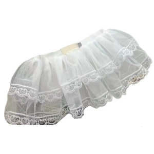 Baby Fart Curtain Fashionable Tulle Skirt Solid Color Girls Double Layer for Casual Wear Stackable Short Skirt
