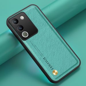 Case For 2023 Vivo V29 V29e V27 V27e 5G 4G V 29 29e Phone Casing Back Cover Shockproof Bumper Luxury Leather Simple Fashion Solid Color No Fingerprint Anti Drop Soft TPU Edge