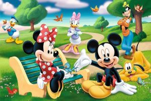 Tranh dán tường chuột mickey cho bé tổng hợp nhiều mẫu mới nhất sẵn keo dán tiện lợi