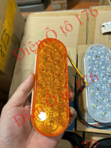 Đèn led hậu oval gắn cảng sau xe tải SD-2019. Điện áp 12v-24v
