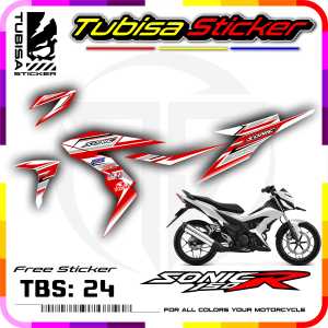 Sticker Striping Variasi Sonic 150 R - Stiker Striping Motor Sonic 150 R. TBS.24