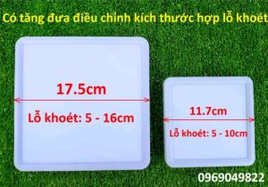 Đèn Led Âm Trần Vuông 8W 15W Trắng 6500K ESNCO Có Tăng Đưa Điều Chỉnh Kích Thước Cho Lỗ Khoét