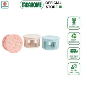 Rổ Tròn Nhựa Việt Nhật 3396 Rổ Đựng Đồ Đa Năng Có Nắp Đậy