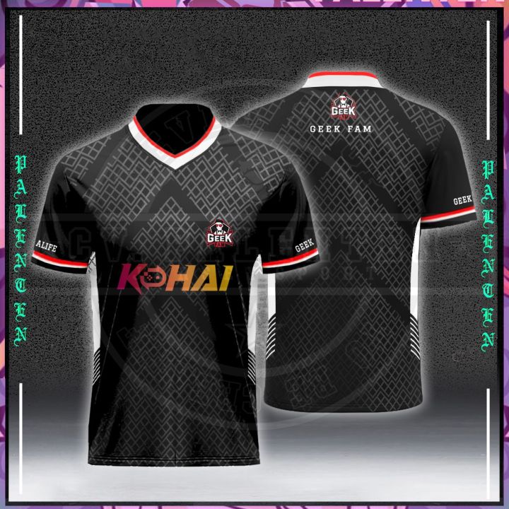 JMV SPORT Jersey Game GEEK FAM TERBARU 2022 Mobile Legend PUBG