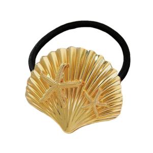 Cột tóc kim loại cho phụ nữ không thường xuyên vỏ mô hình buộc tóc đuôi ngựa tóc đuôi gà giản dị dây buộc tóc thời trang tóc bị bảo vệ