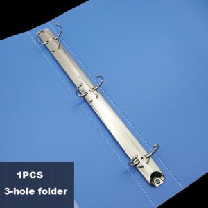 100Pcs A4 Loose Leaf file bag Punched Pockets Folder Filing 11 Holes Documents Sheet Protectors Transparent Folder