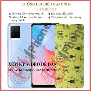 Dán màn hình Vivo Y31S/ Y30/ Y20S/ Y20/ Y17/ Y15/ Y12/ Y11S/ Y11 2020/ Y3/ Y33S Cường lực dẻo dành cho điện thoại Vivo dòng Y Miếng dán cường lực dẻo 9H+