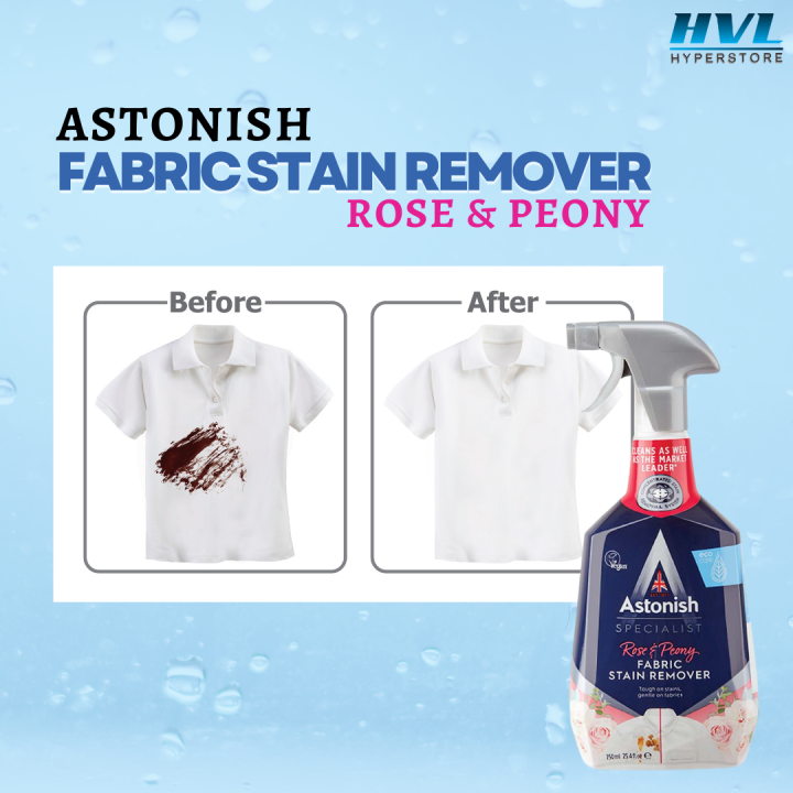 Astonish Fabric Stain Remover Rose And Peony 750ml Stain Remover Spray