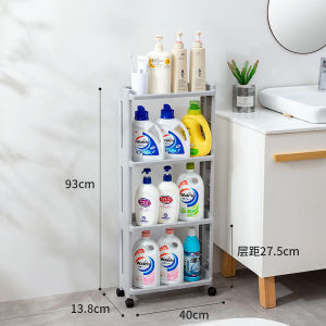 Kệ nhà tắm kệ bếp kệ đa năng 4 tầng có bánh xe xoay 360 độ di chuyển dễ dàng cân mọi góc hẹp Aplus H4