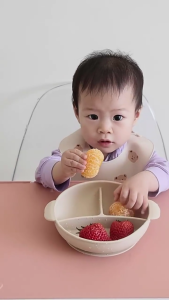 Kid Placemats Silicone Baby Eating Table Mats for Toddlers Child Infant Flexible Mats Heat Resistant