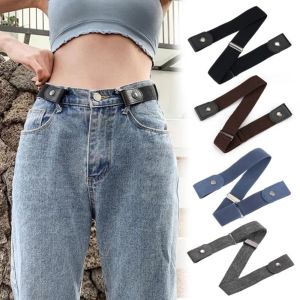 NOBLELYN Easy To Wear Invisible Belt Adjustable Canvas Elastic Waist Band Fashion Stretch Elastic Buckle-Free Belts Fashion Wear