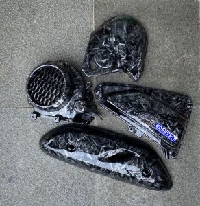 4pcs scoopy new carbon forget scoopy prestige Carbon 2020 - 2025 // Scoopy new (FILTERKIPASTAMENGCVT)
