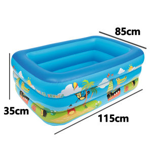 1.2M Inflatable Swimming pool with E.Pump Kids Pool baby pool Random Pattern