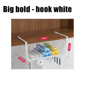 Multipurpose Hanging Metal Basket Under Shelf Drawer Organizer Storage Basket
