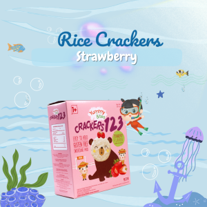 Yummy Bites Rice Crackers 123/ 50 GR/ babypasusshop / Snack MPASI / MPASI / Snack Baby/ Cemilan bayi