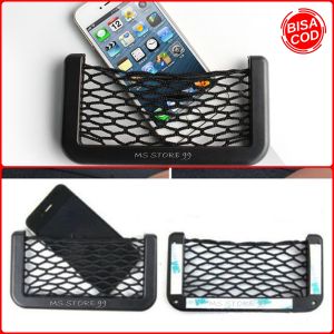 Kantong Jaring Tempel Mobil Serbaguna Universal Car Organizer Pocket Aksesoris Variasi Interior OO