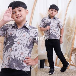 ( Bisa COD) Putribrawijaya Batik  BAJU BATIK ANAK KEMEJA PRIA / KEMEJA BATIK ANAK LENGAN PENDEK BAHAN KATUN HALUS ADEM GROSIR BATIK PEKALONGAN MURAH FASHION BATIK ANAK MOTIF TERKINI UMUR 2 SAMPAI 12 TAHUN / HEM BATIK ANAK MURAH BAHAN KATUN HALUS ADEM